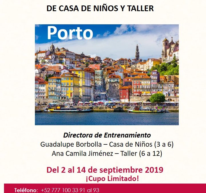 Vem aí nova edição do curso de Assistente Montessori no Porto